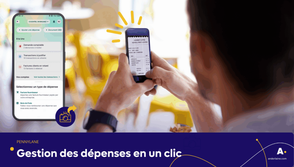 Pennylane application mobile - gestion des dépenses en un clic