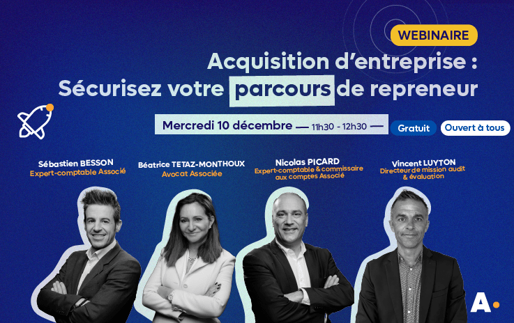 webinaire reprise d'entreprise