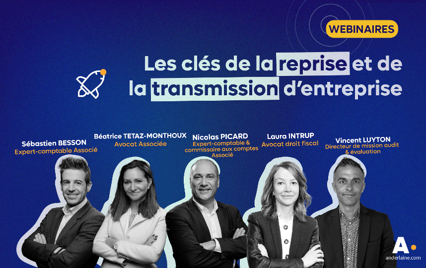 webinaires reprise et cession entreprise